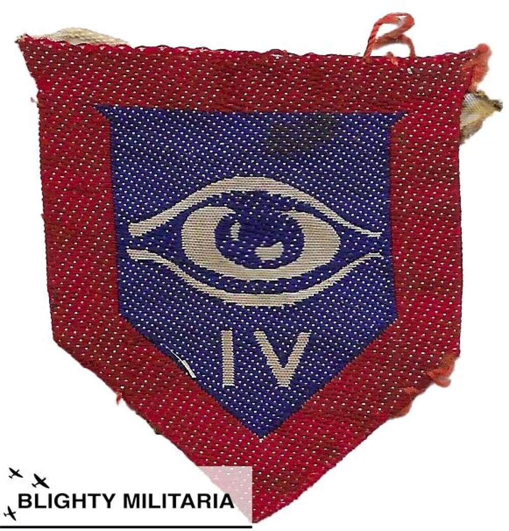 Original 4th Guards Brigade Infantry Division Formation Sign