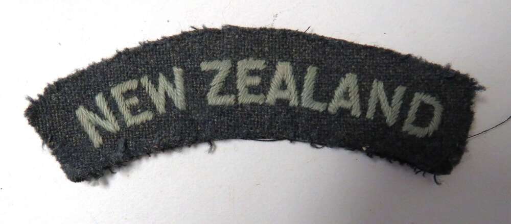 WW2 Royal Air Force New Zealand Shoulder Title
