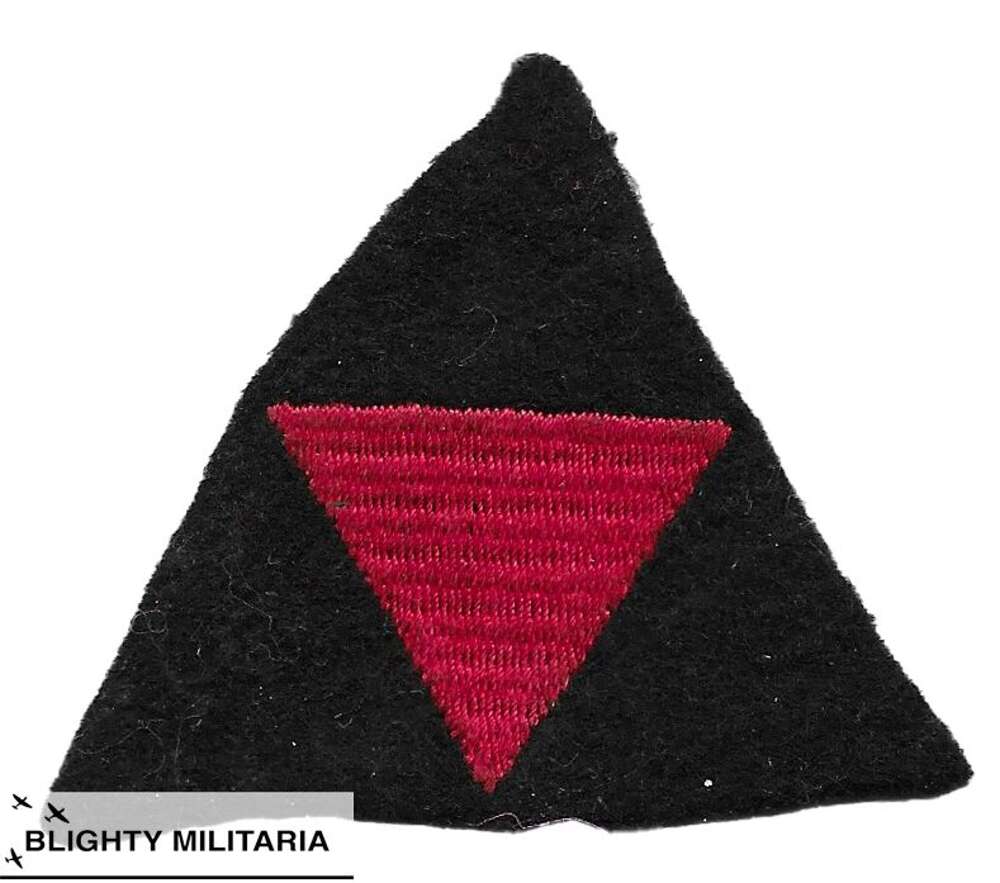 Original British Army 3rd Division Embroidered Formation Badge
