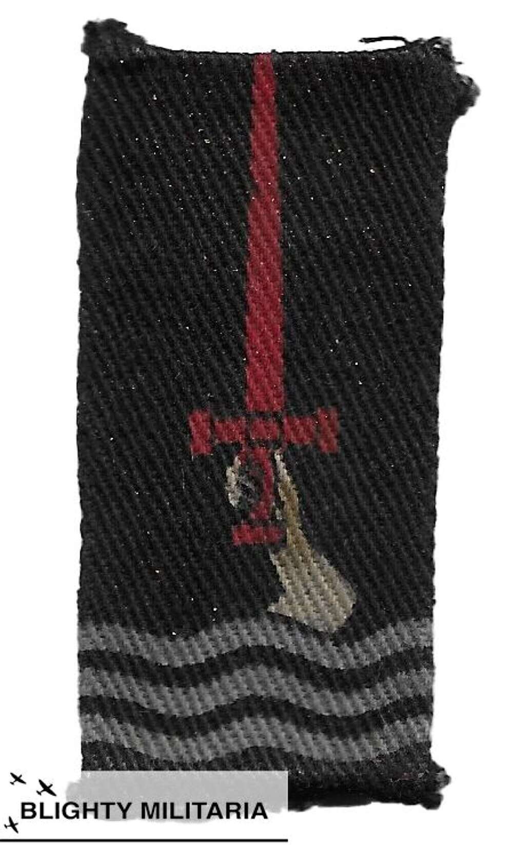 Original WW2 British 77th Infantry Brigade Printed Formation Badge