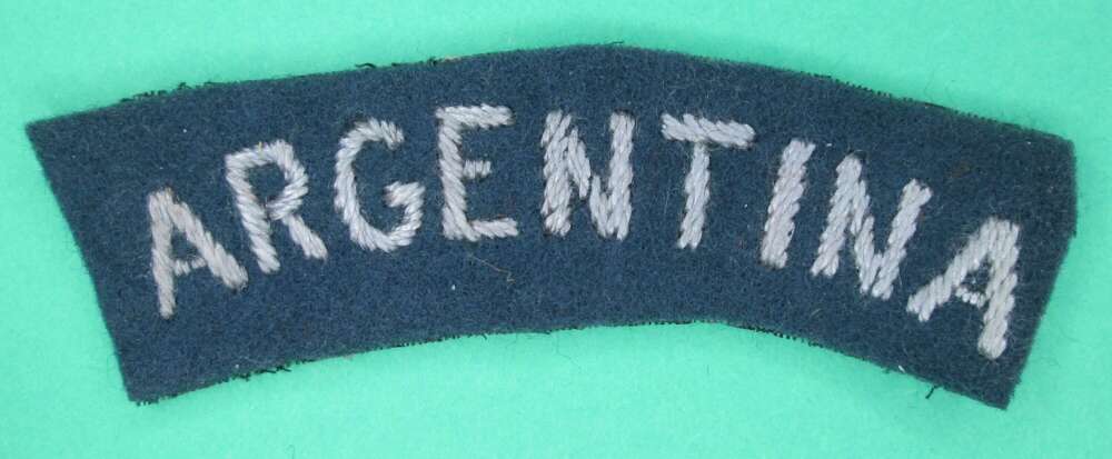 WWII RAF ARGENTINA SHOULDER TITLE