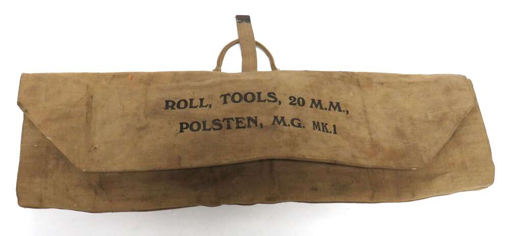 WW2 Polsten MG MKI Tool Roll . Airborne Used