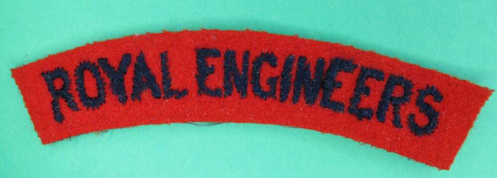 ROYAL ENGINEERS SHOULDER TITLE