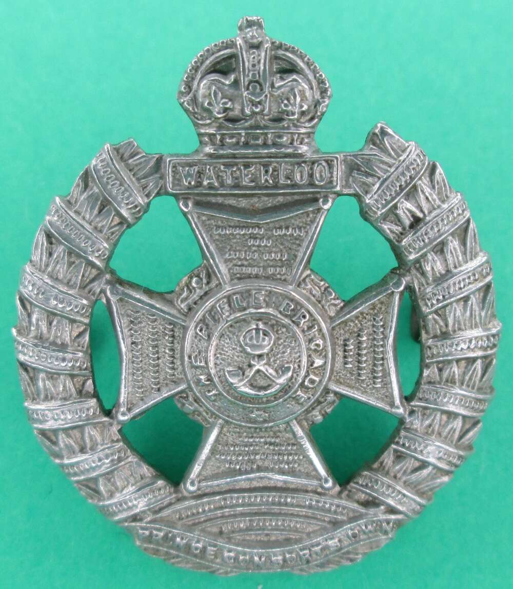 LAPEL BADGE FOR THE RIFLE BRIGADE