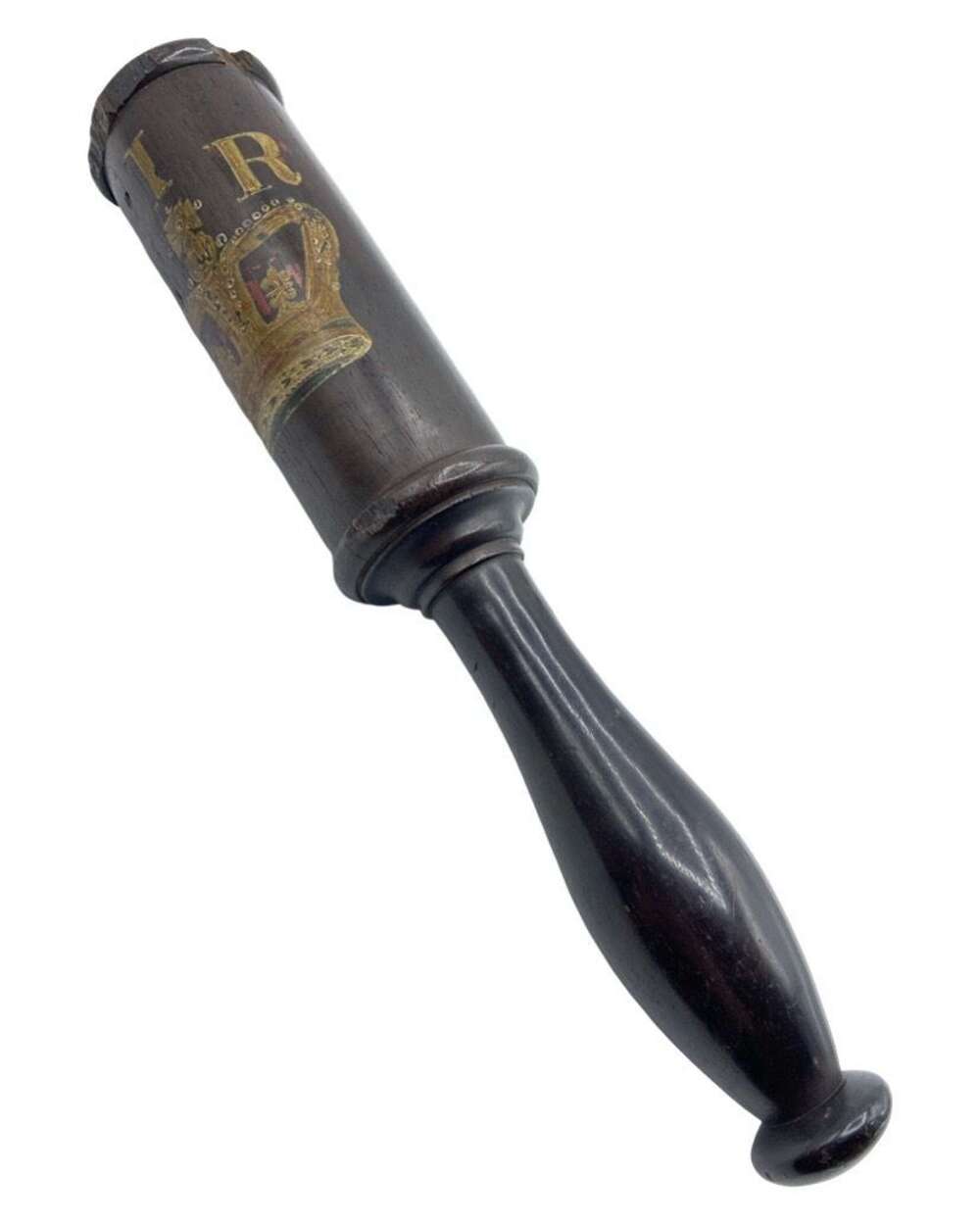 Antique Queen Victoria Cypher British Police Officers Tipstaff