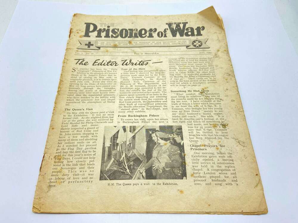 WW2 June 1944 British Red Cross The Prisoner Of War Magazine