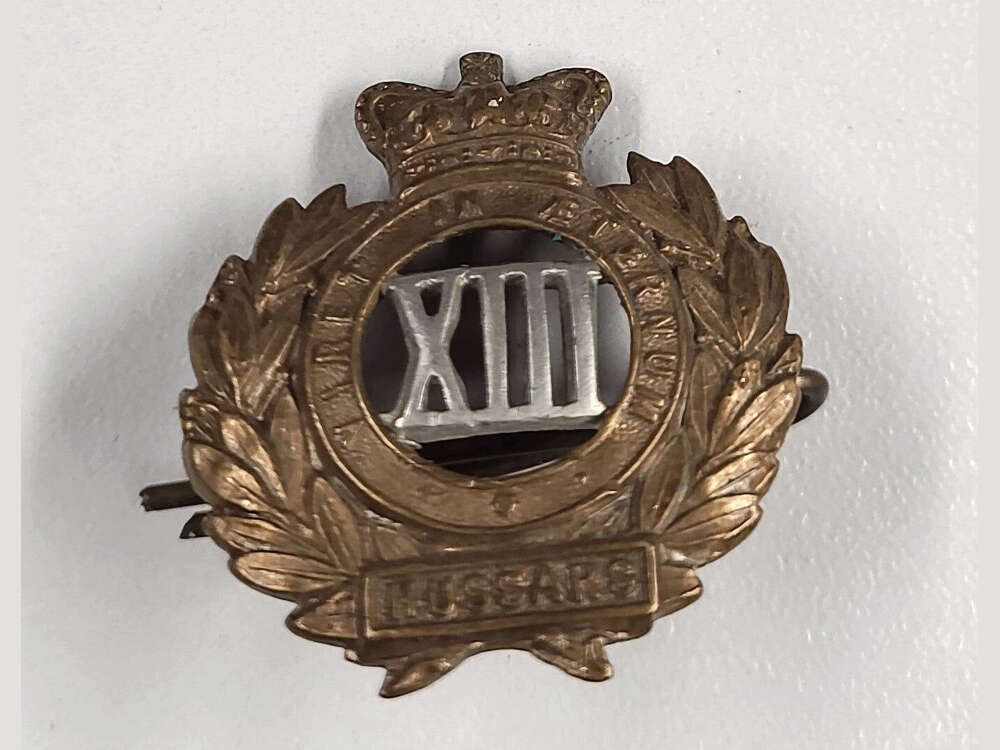 XIII Hussars Cap Badge