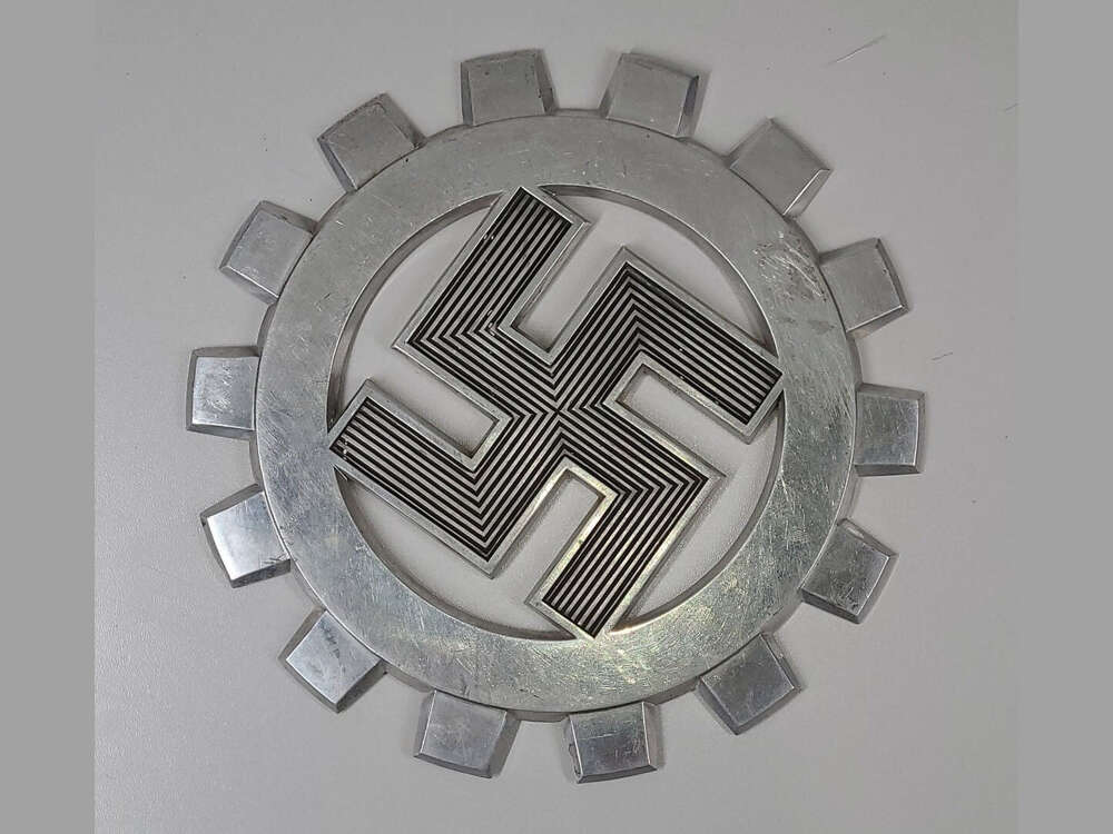 WW2 German DAF Cogwheel Organisation Tod Wall Mount