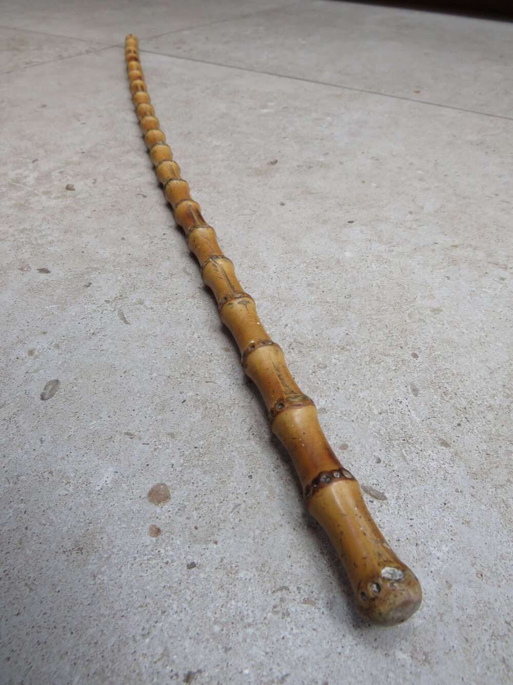 C.WWII British / Indian / Commonwealth Army Military Bamboo Swagger Stick Cane