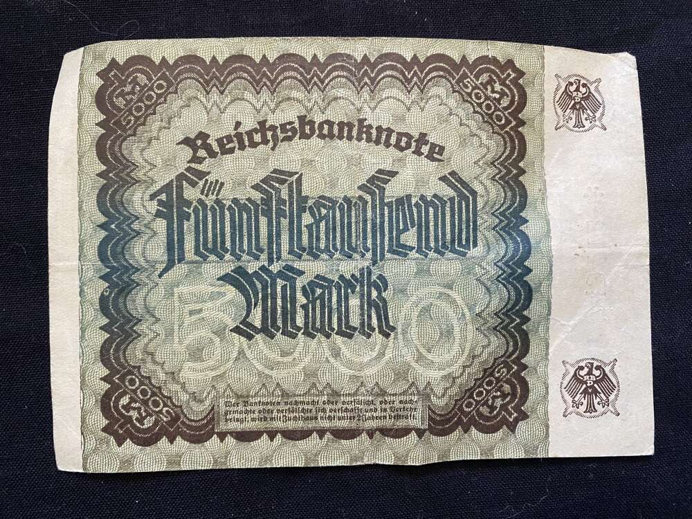 5000 REICHSBANKNOTE