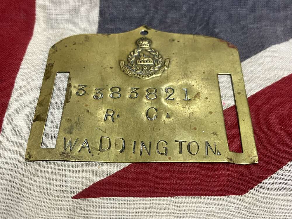 East Lancashire Regiment/Royal Artillery bedplate. Waddington. Clitheroe, Lancashire.