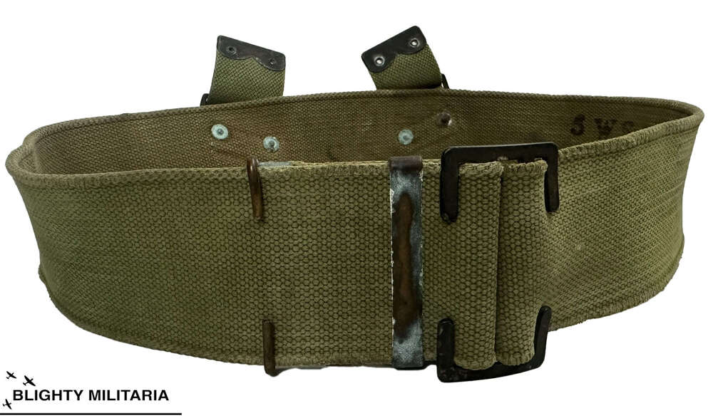 Original British Army 1908 Pattern Webbing Belt