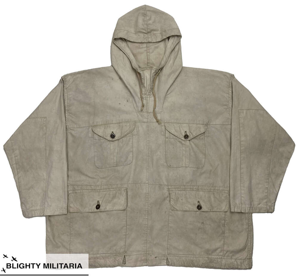 Original 1942 Dated British Army Drab Windproof Smock - Italian Campaign History