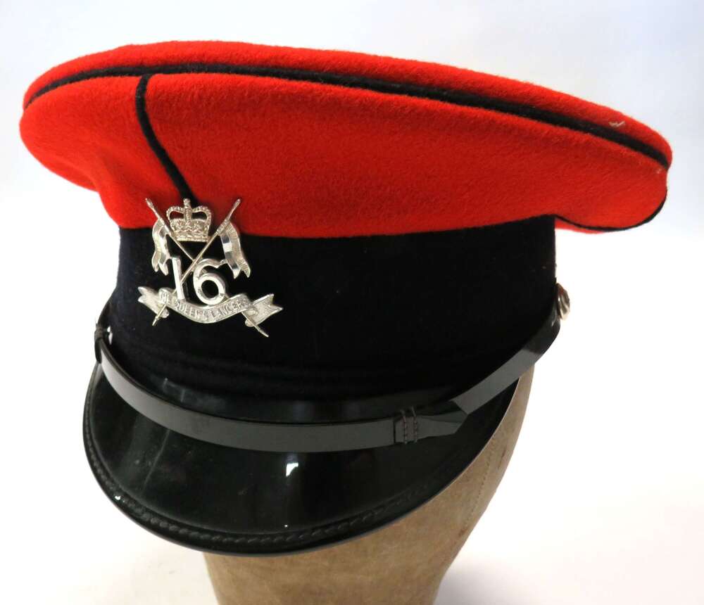 Post 1953 16th Queens Royal Lancers Dress Cap