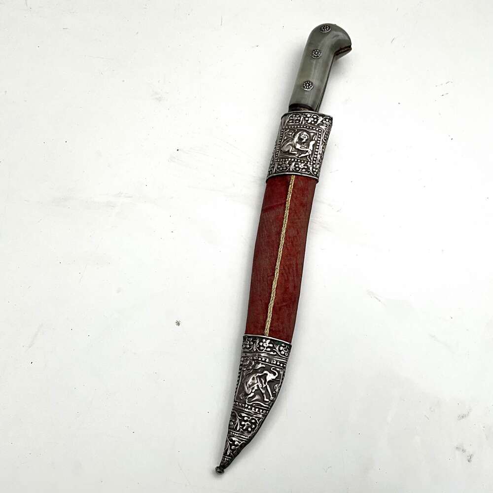 Antique Indo - Persian Islamic Mughal Indian Dagger Pesh Kabz North India 18th Century