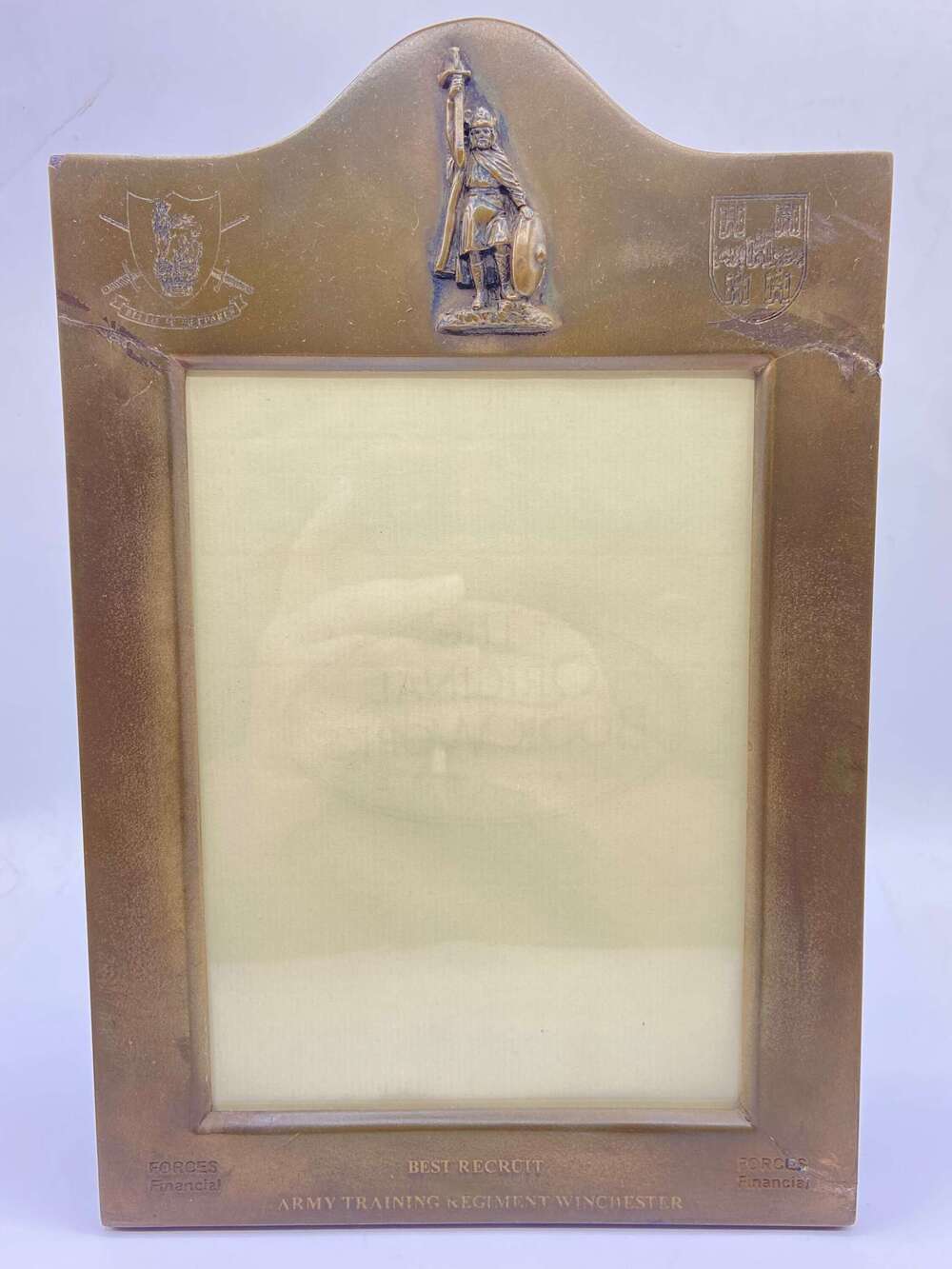Post WW2 1990s British Army Training Regiment Winchester Photo Frame