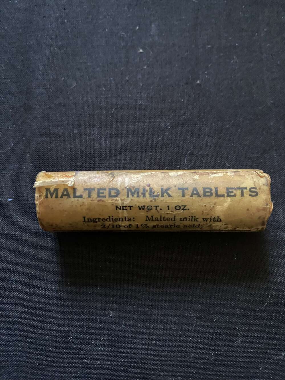 WW2 U.S. MALTED MILK TABLETS