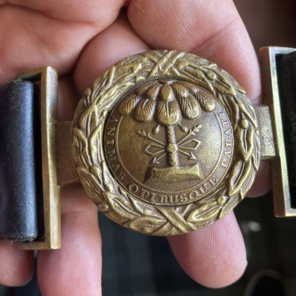 South Carolina Belt and Buckle - Rare