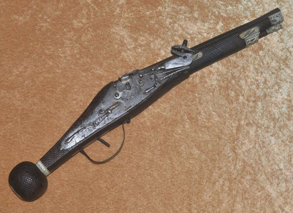 German Wheellock Puffer, Pistol,  Late 16th C