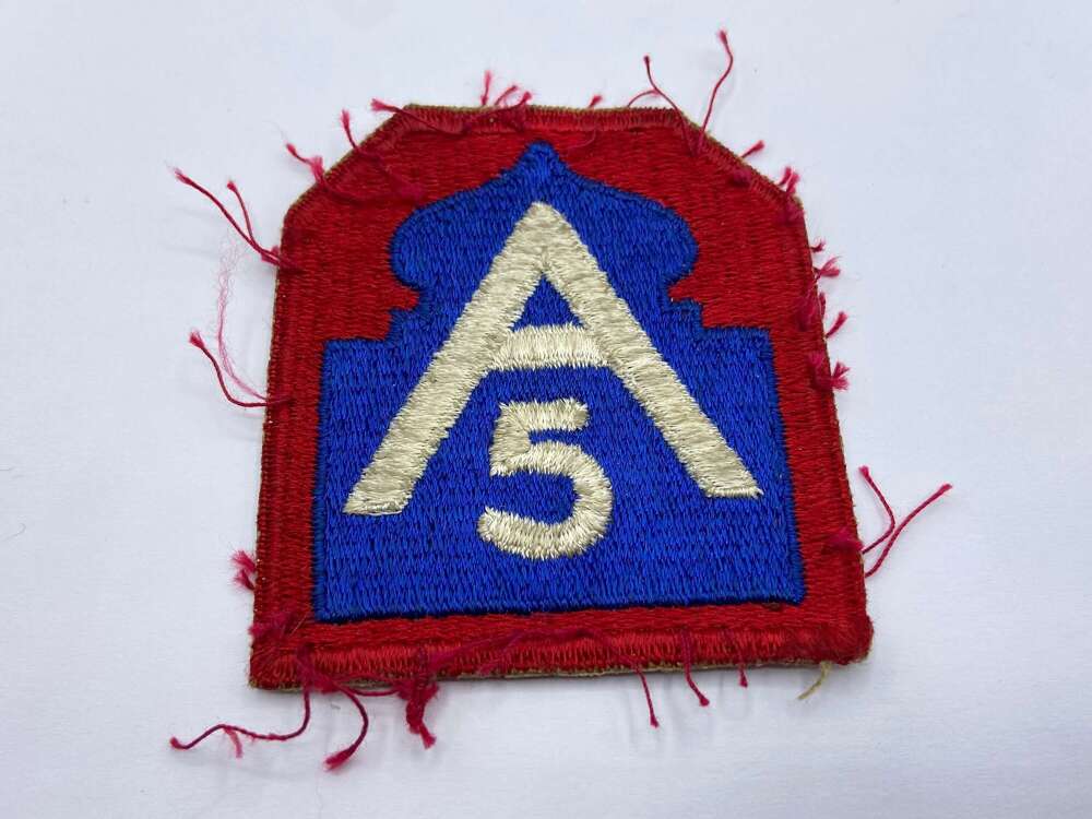 WW2 Period United States Army 5th Division Patch