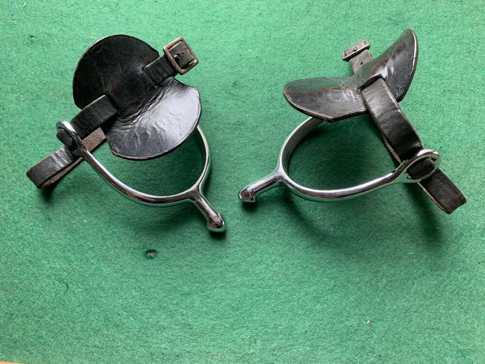 BRITISH ARMY CAVALRY SPURS PRE 1960'S