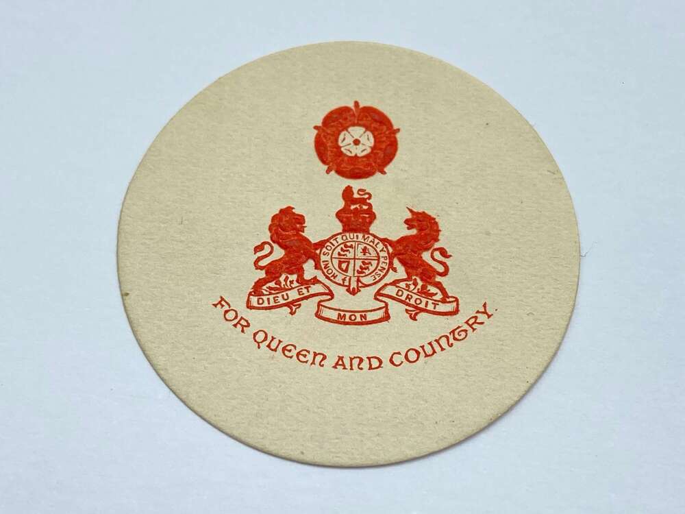 Pre WW1 &ldquo;For Queen & Country&rdquo; Regimental Embossed Crest Letter Head