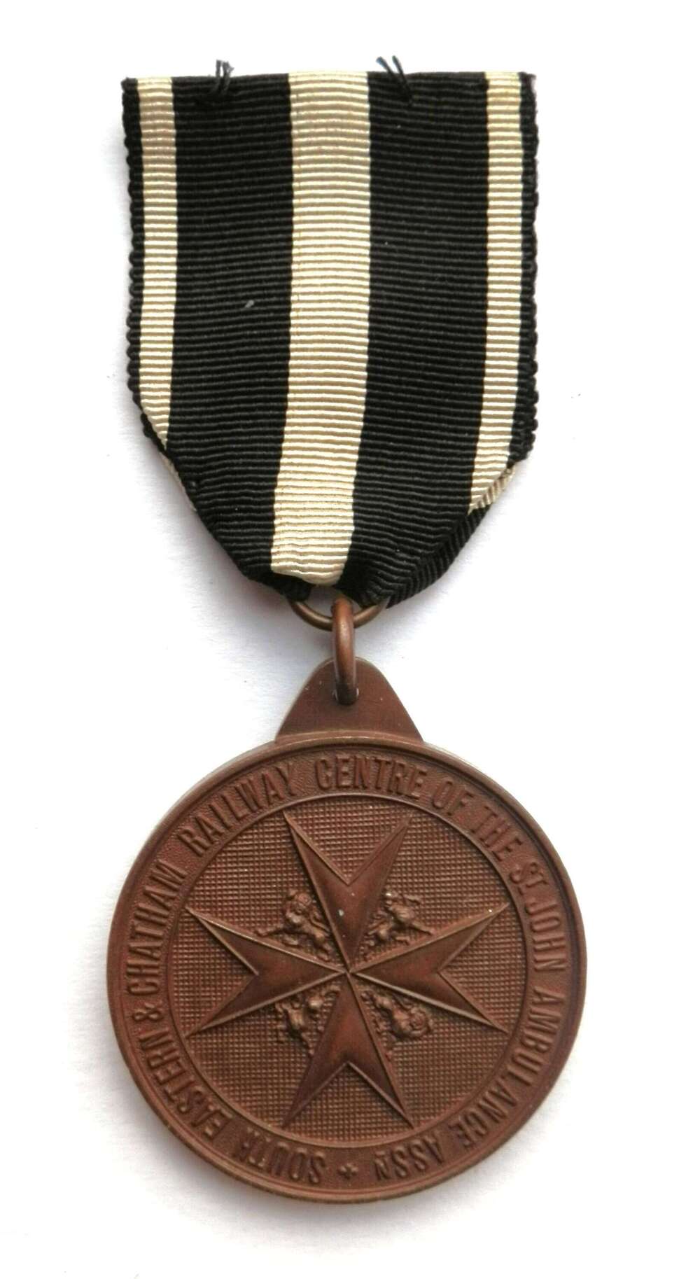 S.E. & Chatham Railway Cntr. St John Ambulance Medal to Henry Baron.