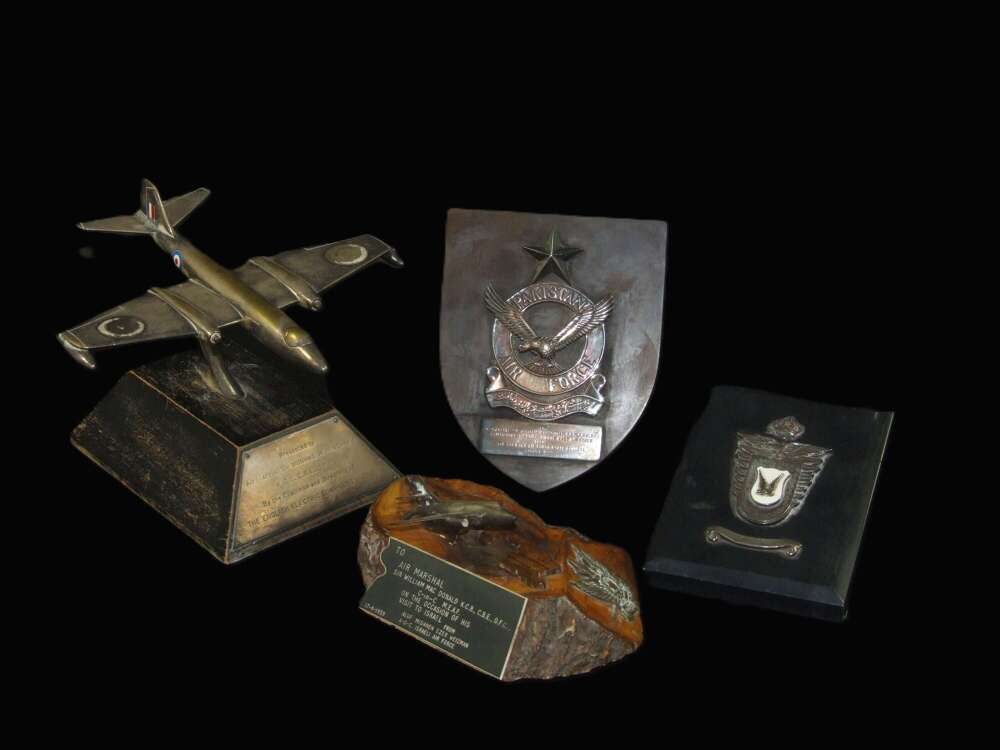 Four Prestation Pieces Given to RAF Marshal Sir William McDonald