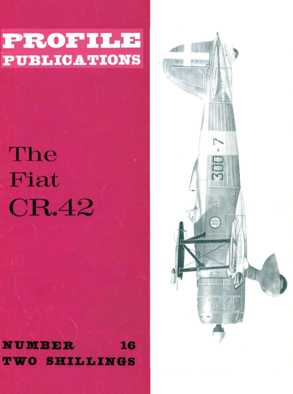 Profile Publications #16 The Fiat CR.42 by Gianni Cattaneo: 1965 Softback