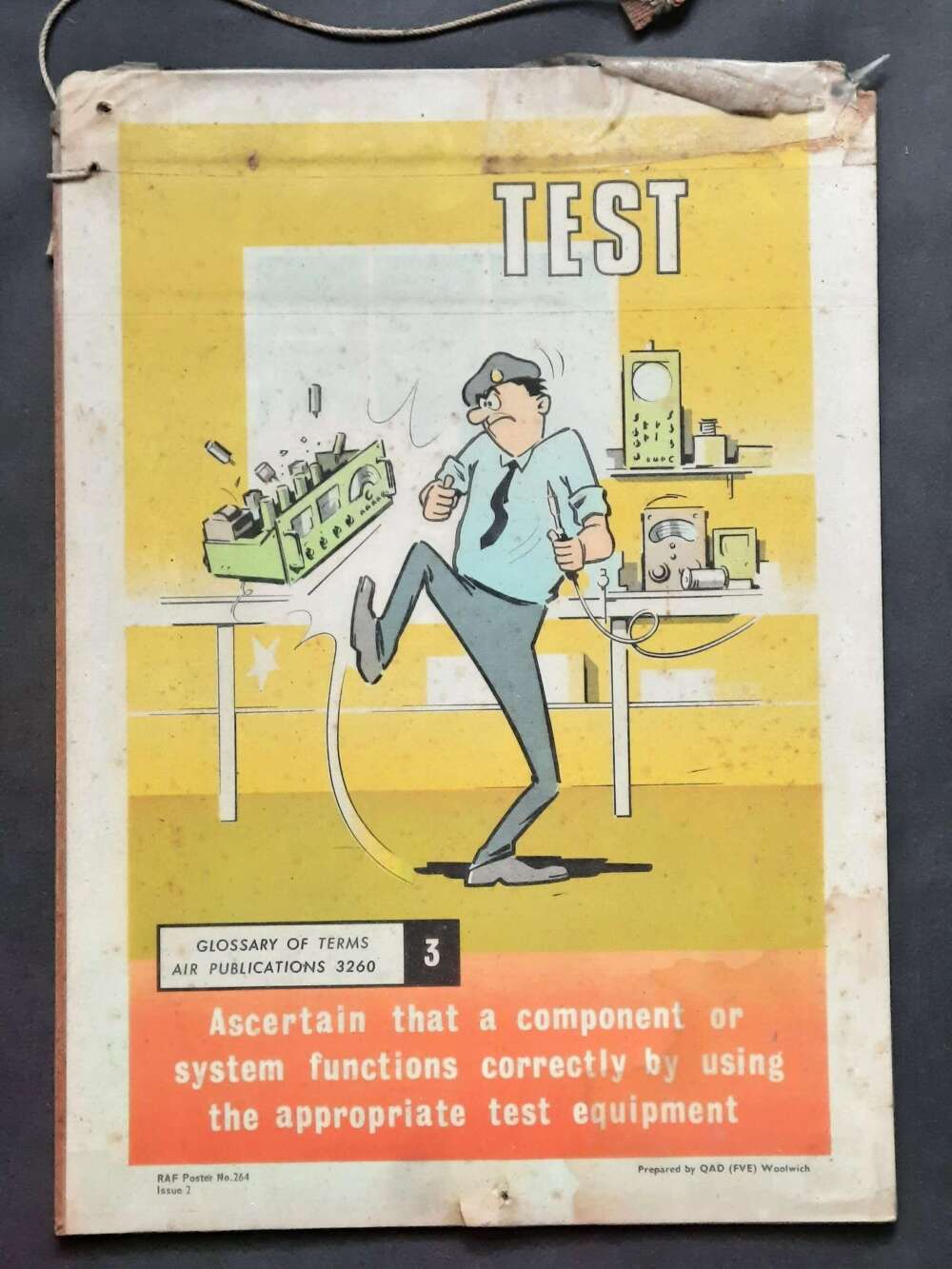 RAF Training Poster 'TEST'