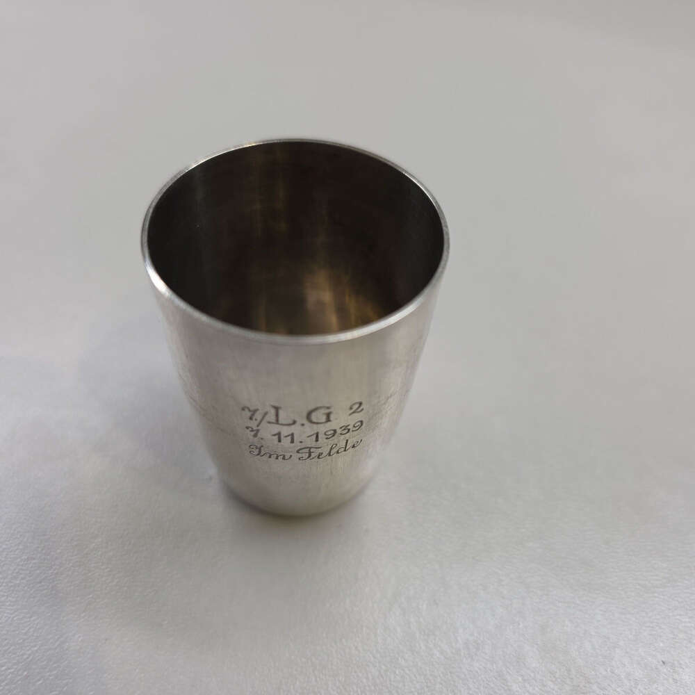 German Personalised Honour Goblet (Tumbler Style) &ndash; 1939 Dedication