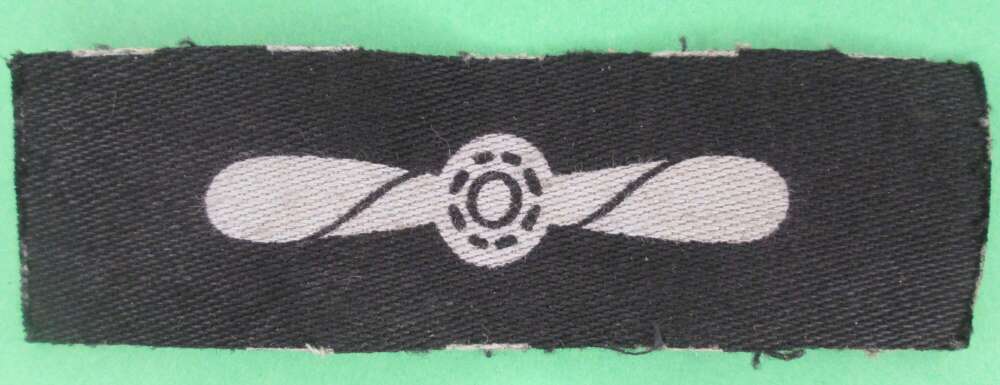A Royal Air force leading airman's craftmans patch