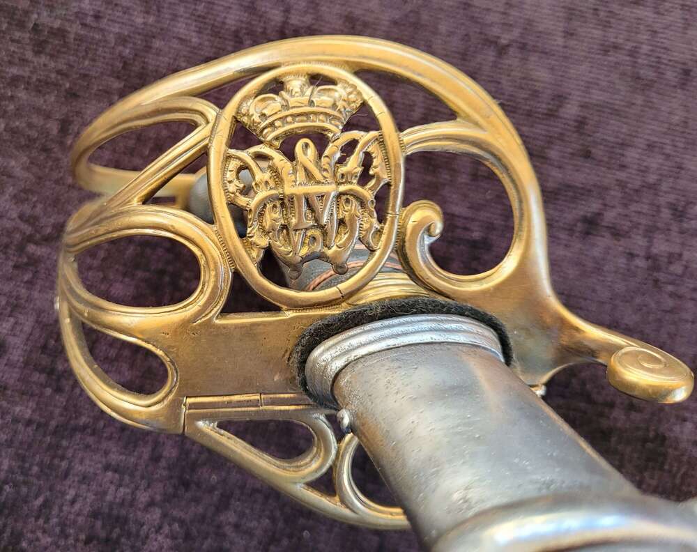1822 Pattern William IV Pipe Back Infantry Officers Sword