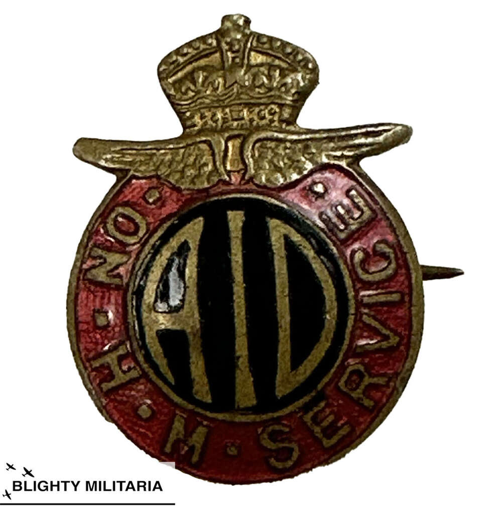 Original RAF Air Inspection Department Lapel Badge