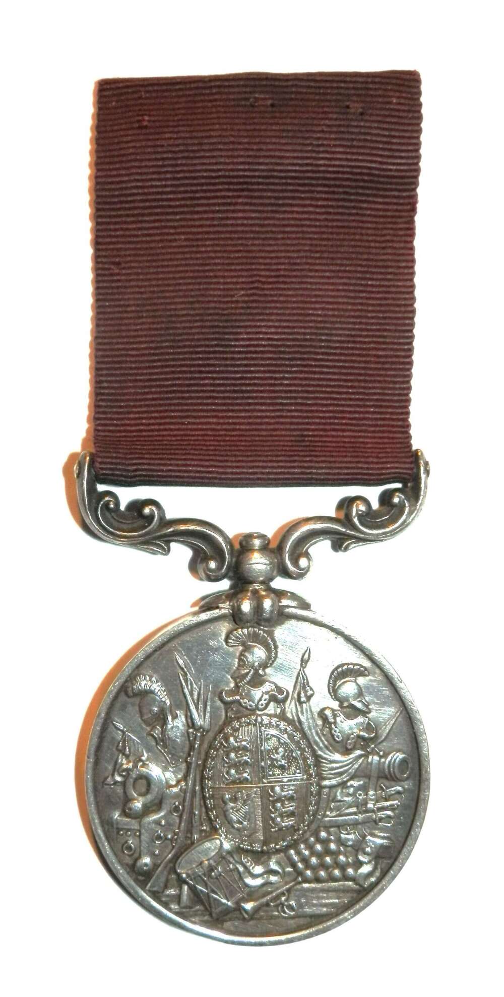 Army L.S. & G.C. Medal. Gnr. E. Fox. 2nd Coastal Brigade R.A.