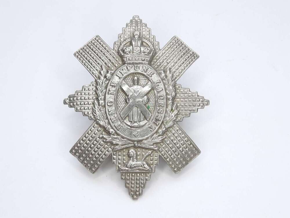 WW2 Black Watch Cap Badge