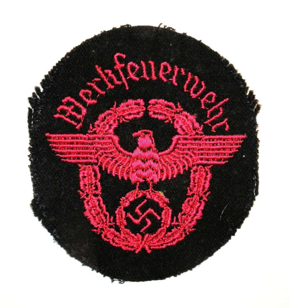 German  Fire Protection Police Sleeve Eagle.