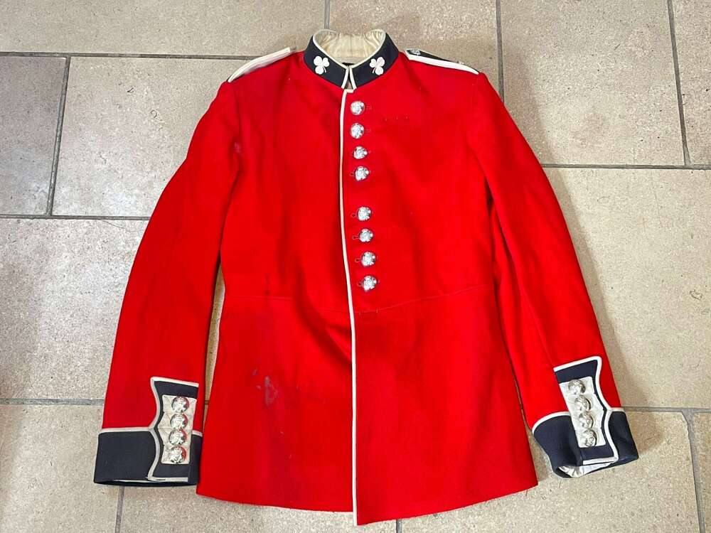 Post WW2 1970s Irish Guards Foot Guards Red Ceremonial Tunic