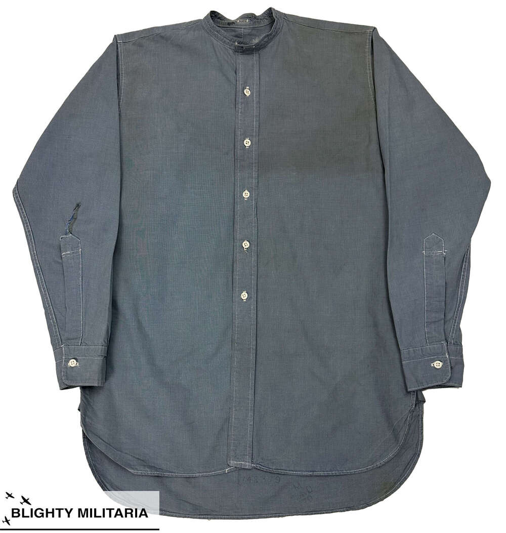 Original 1950s RAF Ordinary Airman's Collarless Shirt