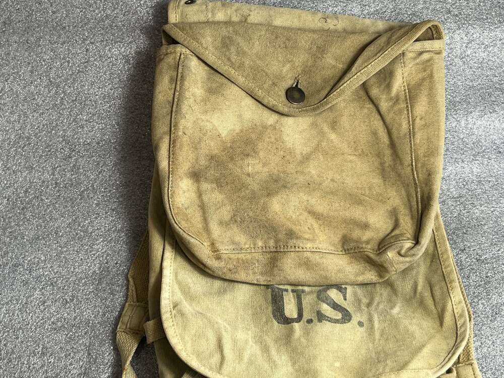 29) Good Used Original WW1 US Army Issue M-1910 Doughboy Pack Dated 1918