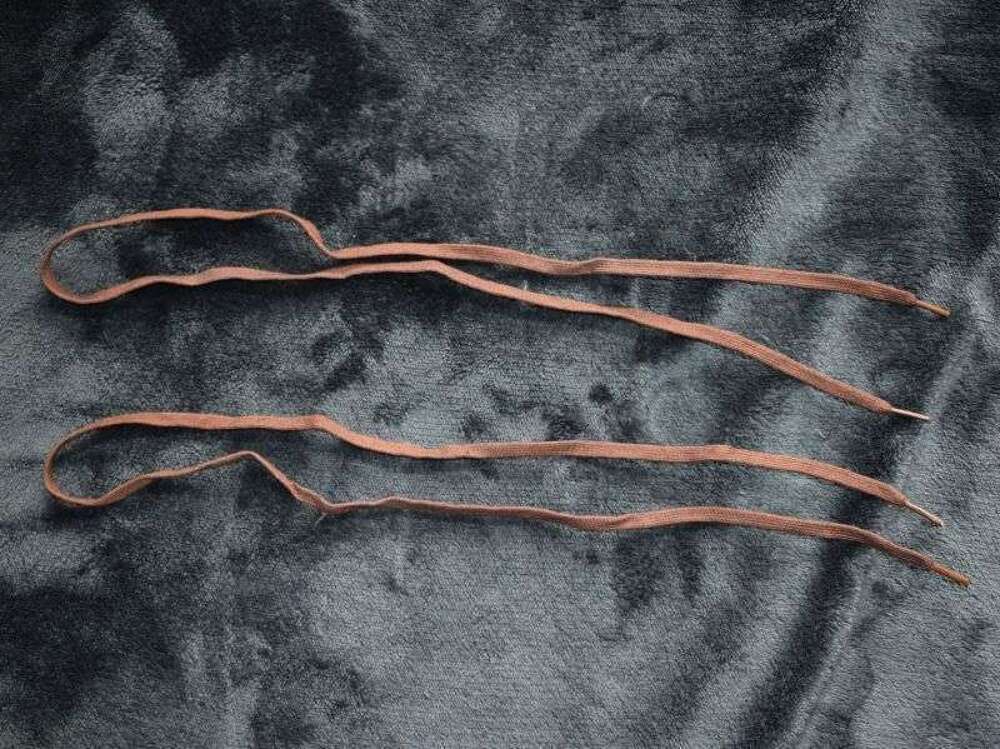 Original WW2 US Army Brown Regulation Shoe Laces
