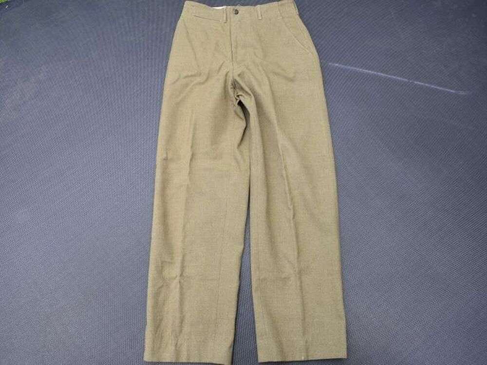 51) Excellent Clean Original WW2 US Army Issue M-1937 Trousers Dated 1945