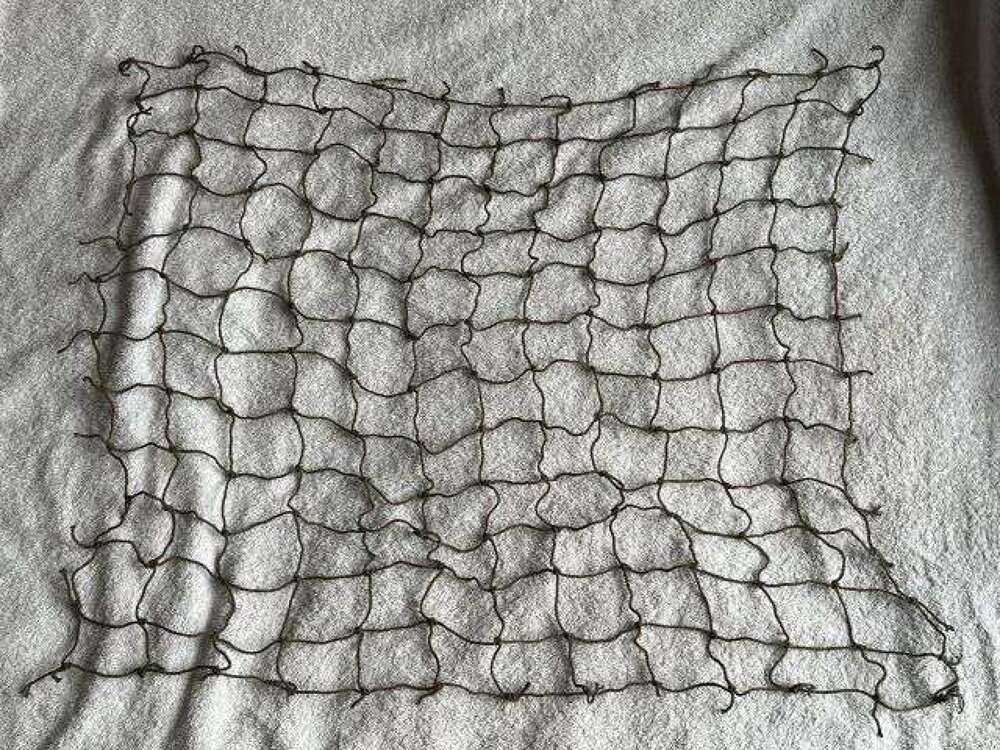 138) Good Original Unissued WW2 US Army M1 Helmet Large Hole Helmet Net