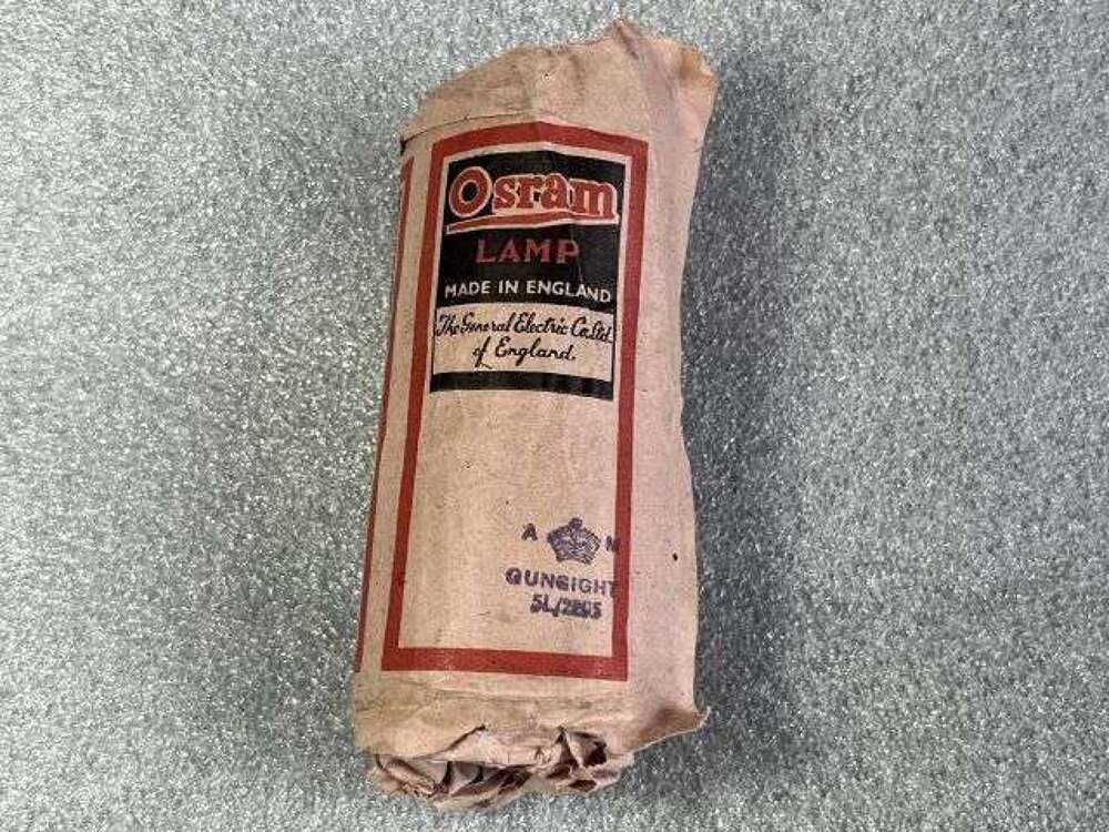 29) Good Original Unissued WW2 RAF AM Marked Gunsight Light Bulb 5L/2295