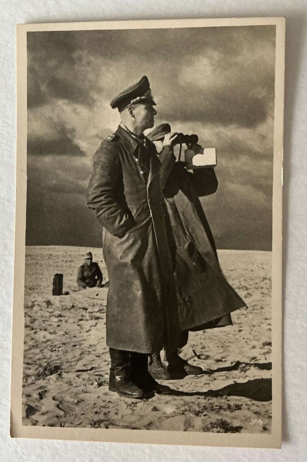 A propaganda postcard of Field Marshall Rommel