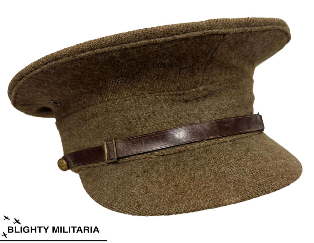 Original 1940s British Army 1922 Pattern Ordinary Ranks Peaked Cap
