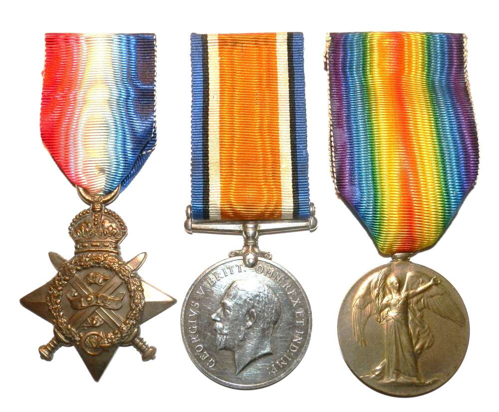 TRIO. 165128 S.S. CPL. Frederick Cutts. 1/1 North Somerset Yeomanry.
