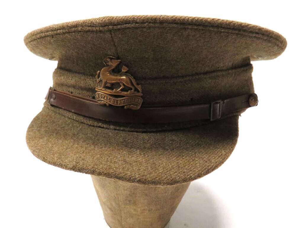 1922 Pattern Royal Berkshire Regiment Service Dress Cap . Good Size