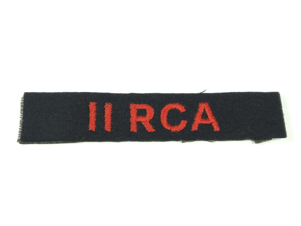 WW2 11th RCA Shoulder Title