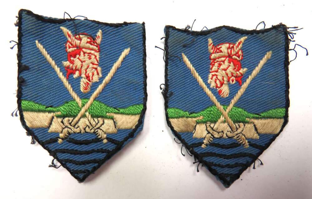 Original Pair of Post War Eastern Command Formation Badges